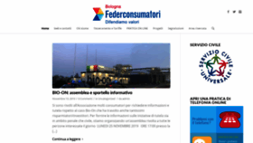 What Federconsumatoribologna.it website looked like in 2019 (4 years ago)
