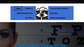 What Fortluptonvision.com website looked like in 2019 (4 years ago)