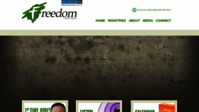 What Freedombaptistchurch.com website looked like in 2019 (4 years ago)