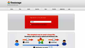 What Firestorage.org website looked like in 2019 (4 years ago)