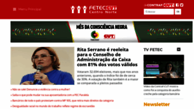 What Feteccn.com.br website looked like in 2019 (4 years ago)