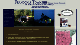 What Franconiamn.us website looked like in 2019 (4 years ago)