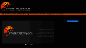 What Frightresearch.com website looked like in 2019 (4 years ago)