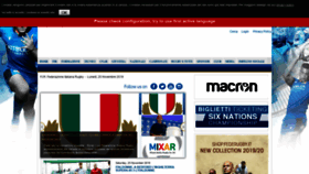 What Federugby.it website looked like in 2019 (4 years ago)