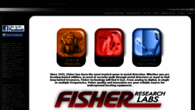What Fisherlab.com website looked like in 2019 (4 years ago)