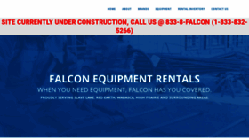 What Falconrentals.com website looked like in 2019 (4 years ago)