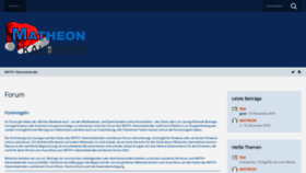 What Forum.mathekalender.de website looked like in 2019 (4 years ago)