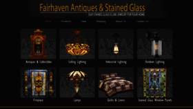 What Fairhavenantiquesandstainedglass.com website looked like in 2019 (4 years ago)