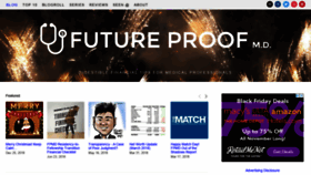 What Futureproofmd.com website looked like in 2019 (4 years ago)