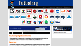 What Futbolarg.tv website looked like in 2019 (4 years ago)