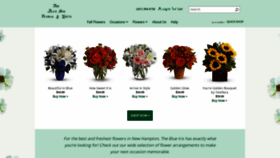 What Flowerstheblueiris.com website looked like in 2019 (4 years ago)