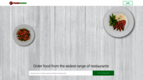 What Foodmandu.com website looked like in 2019 (4 years ago)