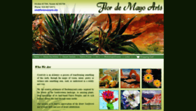 What Flordemayoarts.com website looked like in 2019 (4 years ago)