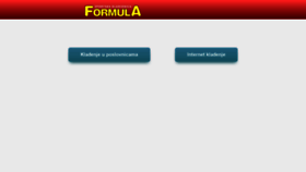 What Formula.ba website looked like in 2019 (4 years ago)