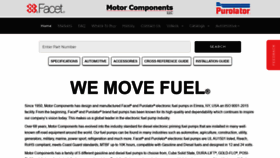 What Facet-purolator.com website looked like in 2019 (5 years ago)