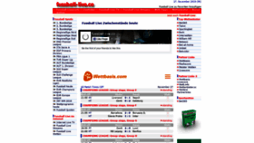 What Fussball-live.co website looked like in 2019 (4 years ago)
