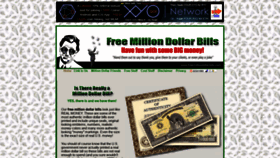 What Freemilliondollarbills.com website looked like in 2019 (4 years ago)