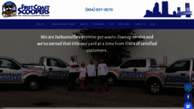 What Firstcoastscoopers.com website looked like in 2019 (4 years ago)