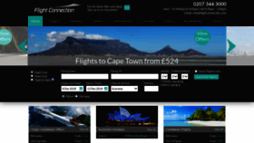 What Flightconnection.com website looked like in 2019 (4 years ago)
