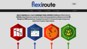 What Flexiroute.net website looked like in 2019 (4 years ago)