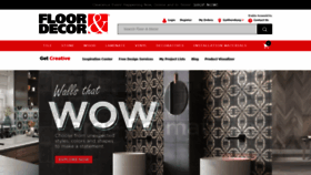 What Flooranddecor.com website looked like in 2019 (4 years ago)
