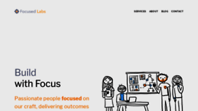 What Focusedlabs.io website looked like in 2019 (4 years ago)