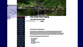 What Fishfinderparts.com website looked like in 2019 (4 years ago)