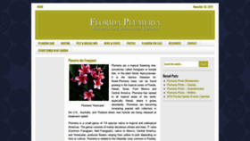What Floridaplumeria.com website looked like in 2019 (4 years ago)