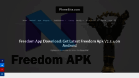 What Freedomapkk.com website looked like in 2019 (4 years ago)