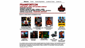 What Frankfortcomiccon.com website looked like in 2019 (4 years ago)