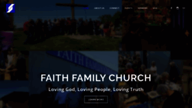 What Faithfc.org website looked like in 2019 (4 years ago)