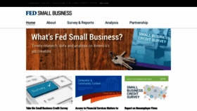 What Fedsmallbusiness.org website looked like in 2019 (4 years ago)