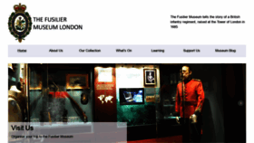 What Fusiliermuseumlondon.org website looked like in 2019 (4 years ago)