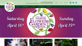 What Flowerandgarden.org website looked like in 2019 (4 years ago)
