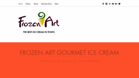 What Frozenarticecream.com website looked like in 2019 (4 years ago)