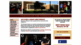 What Friendsofthetorrancelibrary.org website looked like in 2019 (5 years ago)