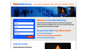 What Freewebmonitoring.com website looked like in 2019 (4 years ago)