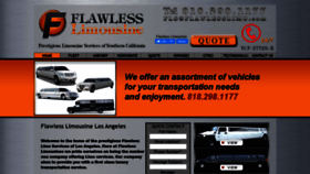 What Flawlesslimo.com website looked like in 2019 (4 years ago)