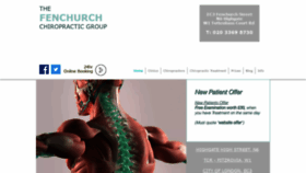 What Fenchurchchiro.co.uk website looked like in 2019 (4 years ago)