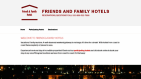 What Friendsandfamilyhotels.com website looked like in 2019 (4 years ago)