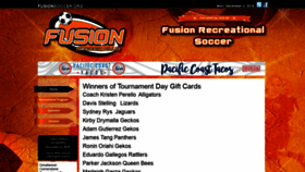 What Fusionsoccer.org website looked like in 2019 (4 years ago)