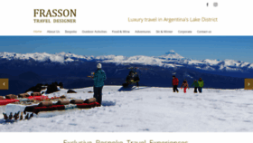 What Frasson.travel website looked like in 2019 (4 years ago)