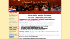 What Funeralsbycelebrants.com.au website looked like in 2019 (4 years ago)