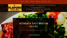 What Flavorsofeastafrica.com website looked like in 2019 (4 years ago)
