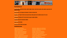 What Freechatroomlist.com website looked like in 2019 (4 years ago)