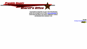 What Franklincountysheriff.net website looked like in 2019 (4 years ago)