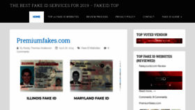 What Fakeid.top website looked like in 2019 (6 years ago)