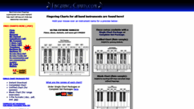 What Fingering-charts.com website looked like in 2019 (4 years ago)