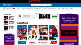 What Flyerbox.ca website looked like in 2019 (6 years ago)