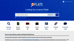 What Findbyplate.com website looked like in 2019 (4 years ago)